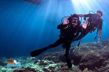 try scuba diving Bali